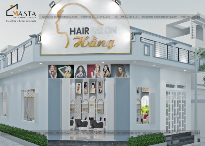 Thiết kế Hair Salon Tóc - Hằng - Quảng Ninh